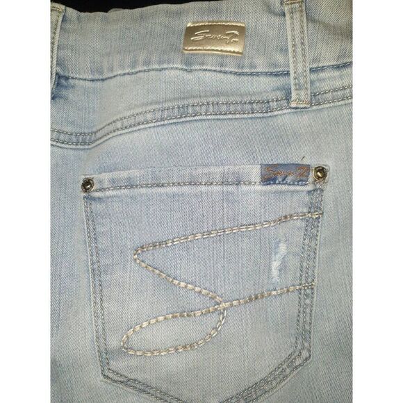 Seven7 Women's Tummyless High Rise Slimming Control Jeans Size 10 - Picture 4 of 7